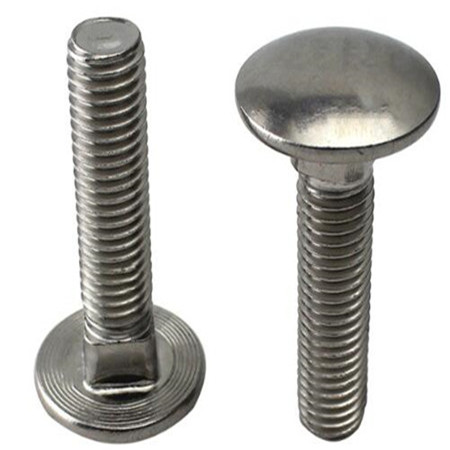 Din603 Round Bolt 304 316 Stainless Steel Round Head Oval Long Neck Metric M4 A307 Carriage Bolt DIN603 350 Mm Coach Bolt