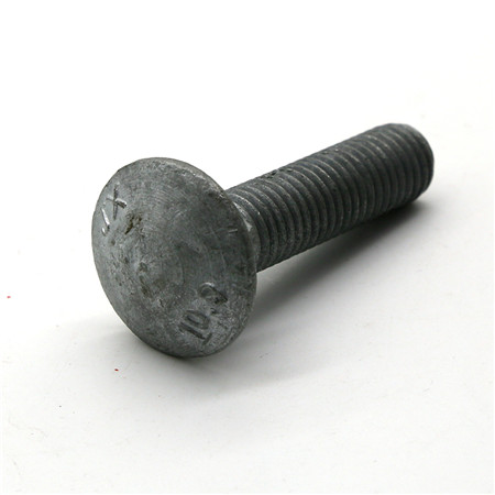 Black Aluminum Carriage Bolts Hex Head Screw Bolt Stainless Steel Double Head Bolt