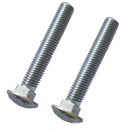 1/4 Carriage Bolt Zinc Plated Bolts 307A Steel 1/4