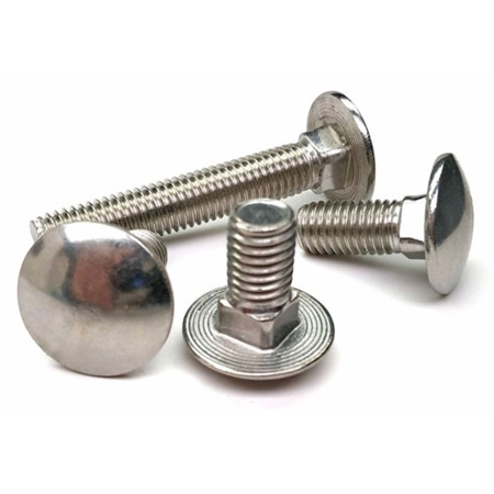 stainless steel DIN 603 zinc plated M8 mshroom head square neck carriage coach bolt