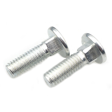 Steel metric round neck smooth domed head carriage bolt