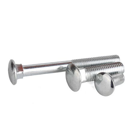 304 Stainless Steel Carriage Bolt DIN603 Semi-circular Head Square Neck Carriage Screw Photovoltaic Accessories