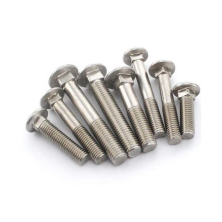 Galvanized carbon steel zinc plated ISO 8677 M12 large cup head square neck coach bolts