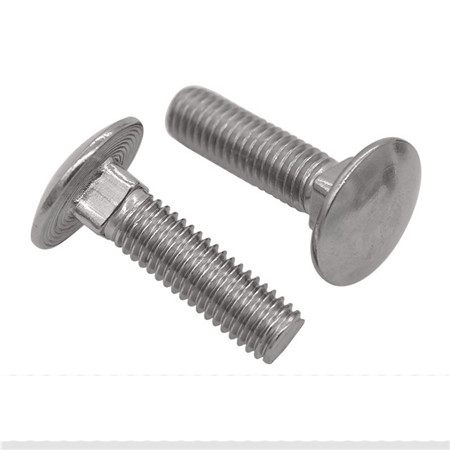Factory outlet stainless steel 304 door bolt a2 din603 mushroom head square neck carriage coach bolts 316 t hammer