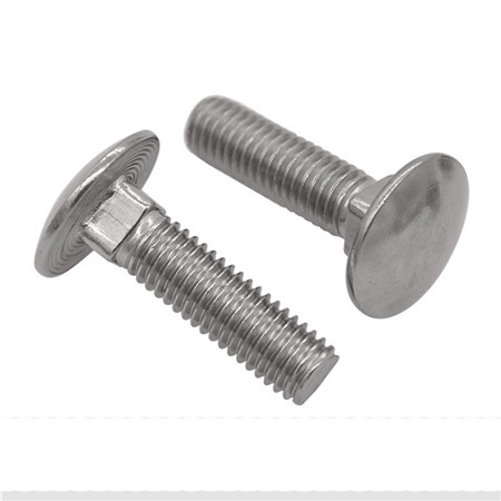 Hot Dip Galvanized square hole long neck m14 chrome carriage bolt DIN603