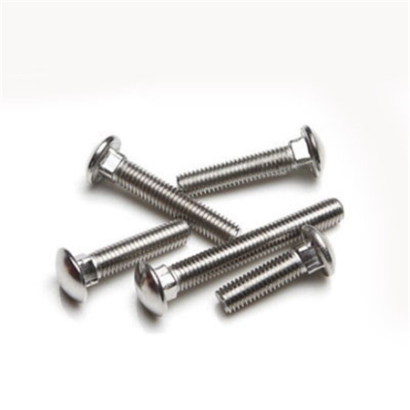 HDG/ZP/Plain and Stainless steel Carriage Bolt DIN603 with nut