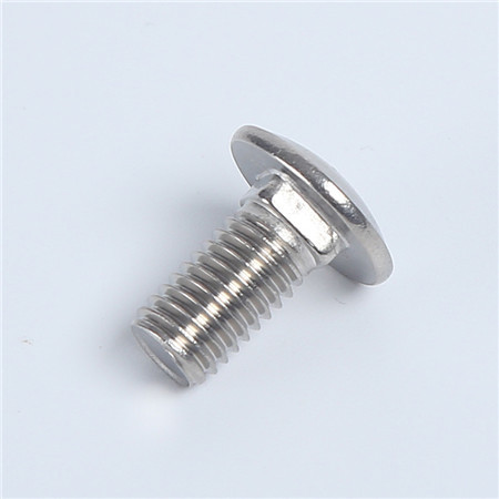 304 Stainless Steel Carriage Bolt DIN603 Semi-circular Head Square Neck Carriage Screw Photovoltaic Accessories