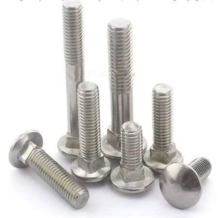DIN603 Stainless steel square neck wagon carriage nuts and bolts for steel building