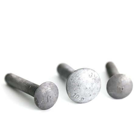 Carriage Bolt, ASTM A307, GR.A, Zinc Plated