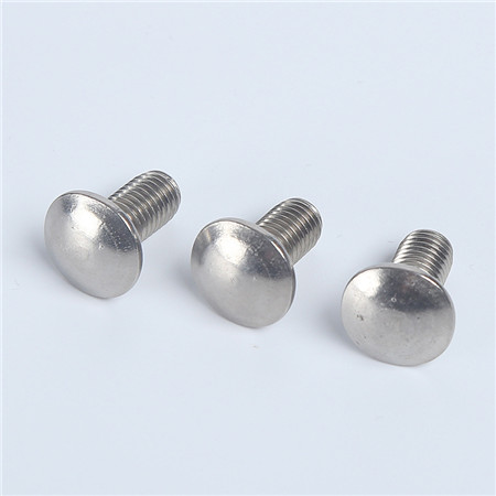 Ss Building Material 5/16 Smooth Surface 24mm Countersunk Diameter m3 din 903 chrome Carriage Bolt