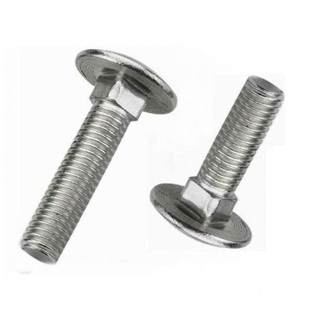 China Fastener stainless steel hdg lowes extra large head plow bolt and nuts 1/2 m4 m5 m8 m6 high strength din603 carriage bolt