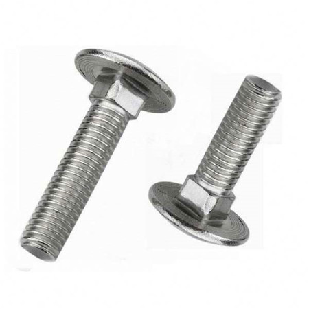 Customized mushroom fine thread large head carriage bolts