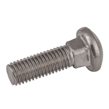 Steel carriage bolt din603 with hex nut