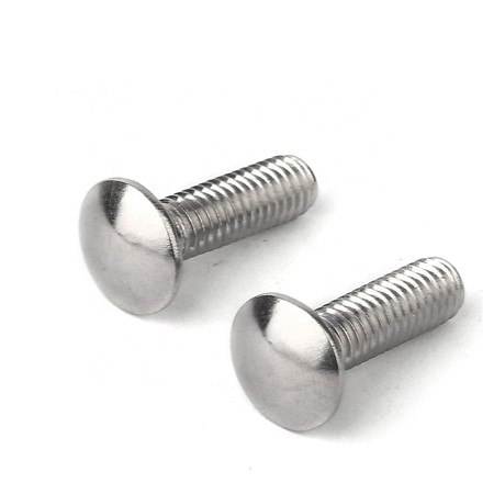 Metric carriage bolts, Zinc plated steel, 6mm x 35mm