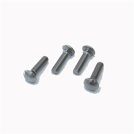 M6 stainless steel flat head all thread carriage bolt