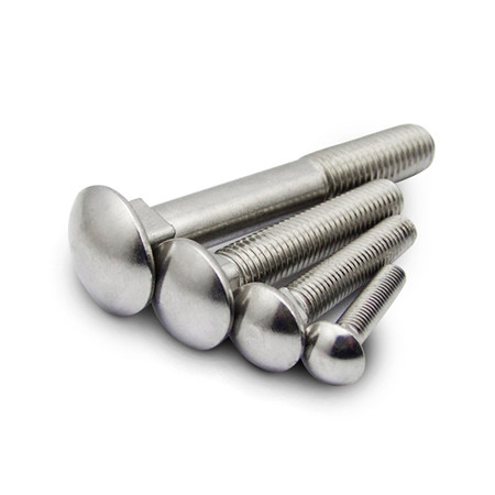 mushroom round head short neck hardened fastenal stainless steel carriage bolts