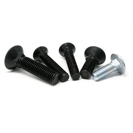 carbon steel black flat head square neck carriage bolt DIN608