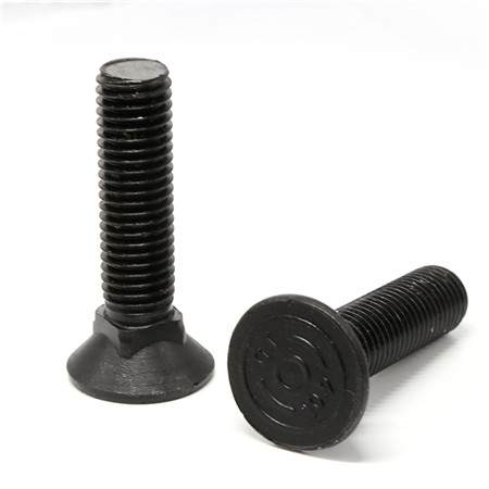 Manufacture direct sale High strength black oxide steel hexagon bolt blackened hexagon bolt special for building accessories