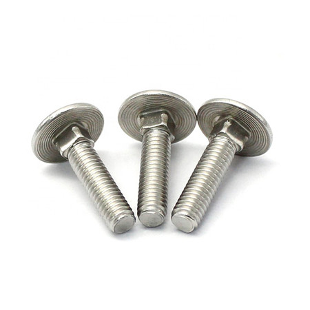 Round Head Square Neck yzp plated M14 stainless decorative carriage bolt
