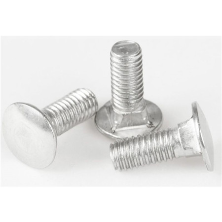 Full thread flat head carriage bolts