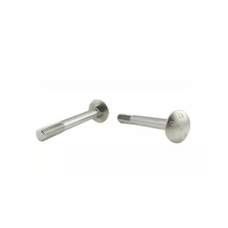 Plain Through Bolt Stainless Steel Square-head Bolt / Coach Bolt