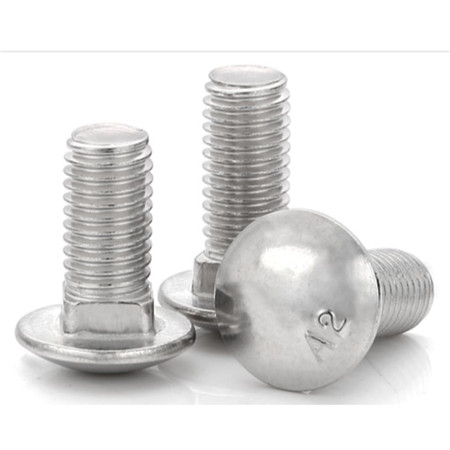 High strength stainless steel hex flat head carriage bolt for aluminum profile connection