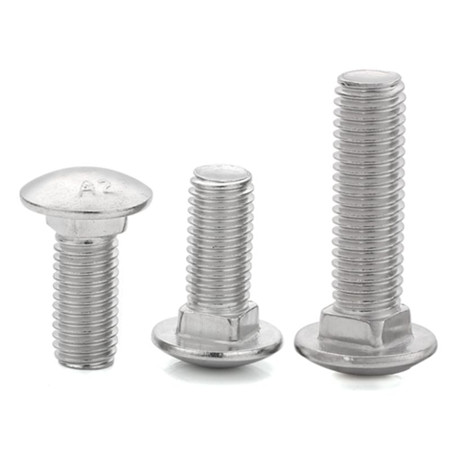 Plain Bolts And Nuts Stainless Steel Coach Bolt And Nut