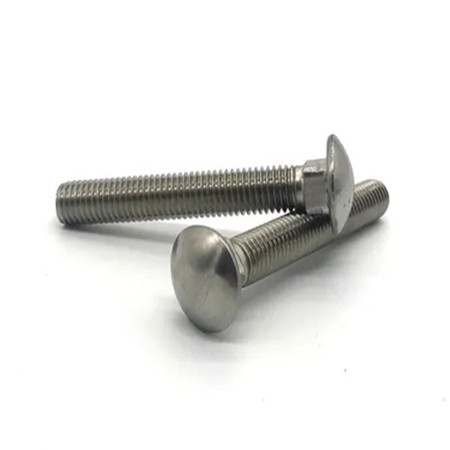 High strength stainless steel hex flat head carriage bolt for aluminum profile connection