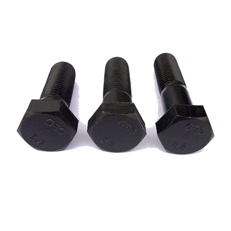 High strength black anodize coach bolt 8.8 10.9 12.9 DIN603 cup head bolt