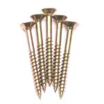 DIN7505 yellow zinc chipboard screw