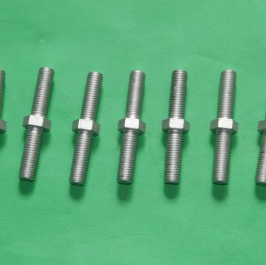 Double end threaded bolt with hex shank