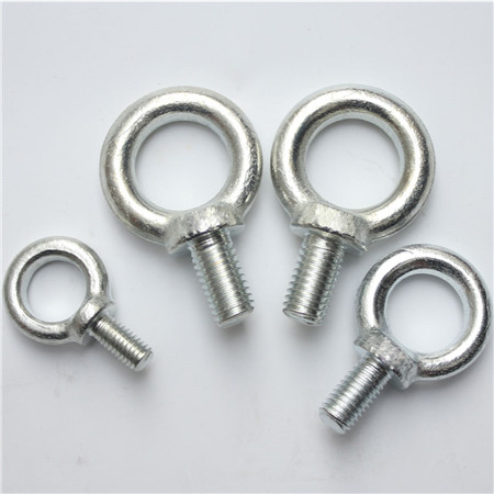 DIN580 Galvanized eyebolt high strength round bolt ISO3266 carbon steel lifting eye bolts