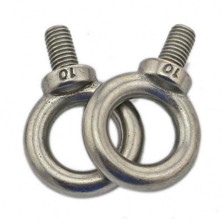 made in china stainless steel eye bolts with zinc coating