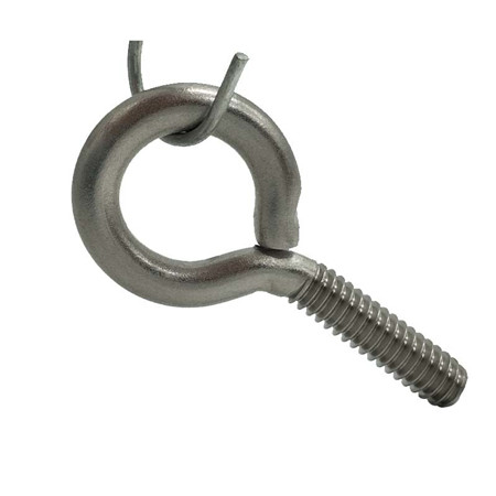 Eye bolt screw stainless steel fastener pull ring screw