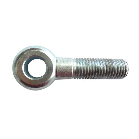 Custom fastener mini stainless steel eye bolt w collar SGS BSI IATF 16969