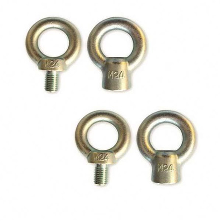 OEM ODM bolts screw fastener Online Sale triangle stainless steel eye bolt with nut tow hook m4
