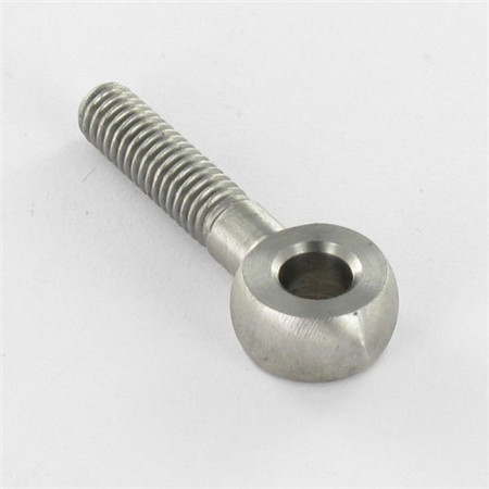 titanium oval 90 degree female eye bolt and nut