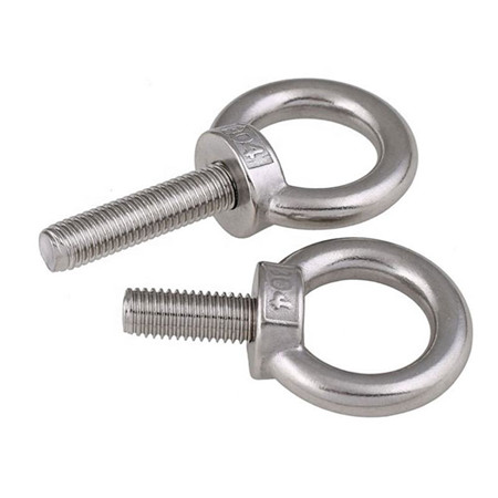 Stainless Steel 316 ROUND PAD EYE BOLT 8mm with bolt stamped and welded