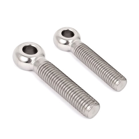 Stainless Steel SS304 Ss 316 Hex Bolts and Nuts Zinc Plated eye bolt with anchor small eye bolts