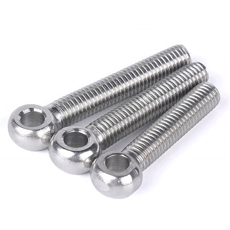 DIN444 stainless steel A2-70/A4-80 full thread eye lifting bolt