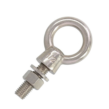 DIN444 Eye Bolt With Wing Nut Hole Set Screw Galvanize Carbon Steel Eye Bolt