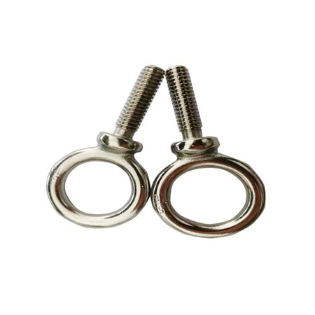 Pole step eye bolt steel power fitting hardware machine 316 Stainless steel double arming bolt