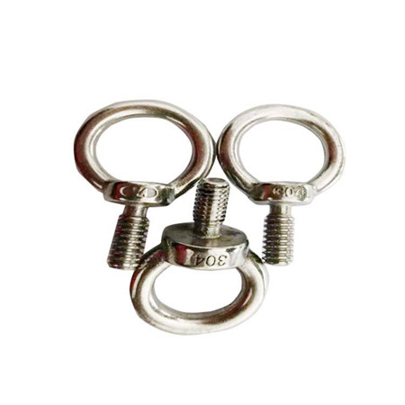 High load female eye bolt different kinds of nylon thumb wing screw bolt nut stainless steel anchor fasteners