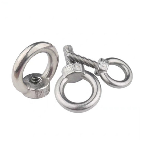 Stainless Steel M2 M3 M4 M5 M8 M10 M12 M16 M20 M24 M30 M36 M40 M48 M72 M80 Lifting Swivel Din 580 Eye Bolt