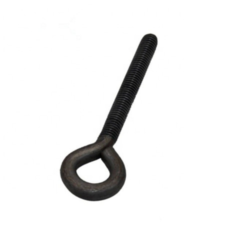 Customized stainless steel flat eye bolt with holes