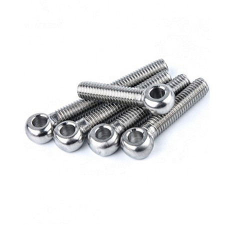 High Quality Stainless Steel Polished DIN580 high strength heavy duty screw thread eye bolts