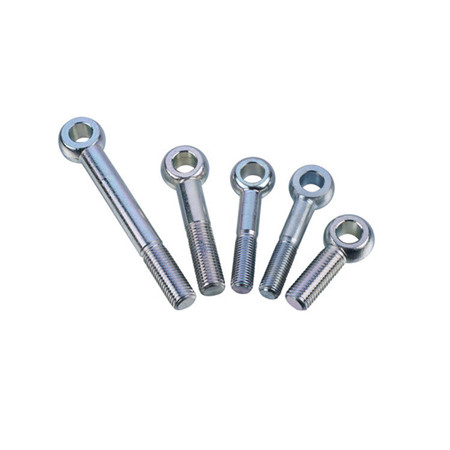 Hot Sale metric thread standard eye bolt din 444 steel round head carriage size/inch size