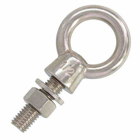 Different size c15 m12 lifting eye bolt din580 with certificate ISO9001