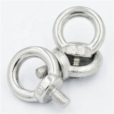M4-M22 Stainless steel DIN580 anchors with hole bolt collar eyebolt lifting eye bolts