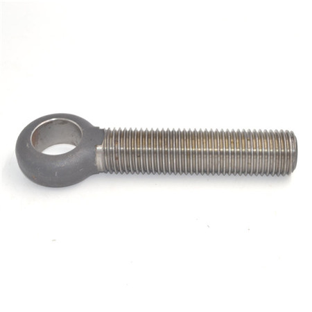 Din444 Thread Bolt M2 M3 M4 M9 M30 M48 Grade 8.8 Carbon Steel Half Thread Swivel Flat Eye Bolt Din444